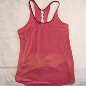 Lululemon pink workout top size 6